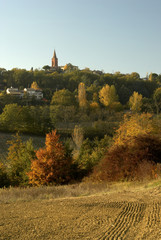 Colline &agrave; l'automne
