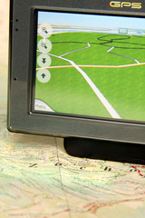 GPS and map