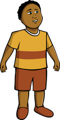 African-American boy
