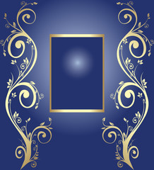 golden frame for text