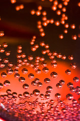 water drops on glass  for background