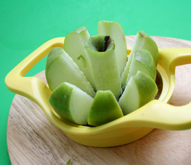 grüner apfel