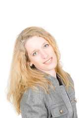 Naklejka premium portrait of a young beautiful woman