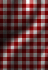 red picnic cloth