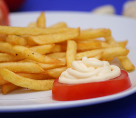 Eine Portion Pommes