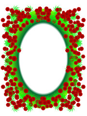 Framework from flowers