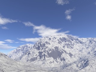 Fototapeta na wymiar Winter im Gebirge