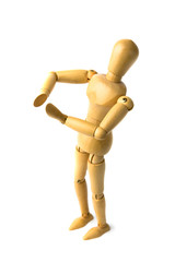 Dummy figure applausing