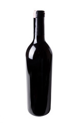 Bottle of Wine isolated on White
