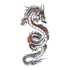 Ilustracion de un Dragon Mitico - 12080150
