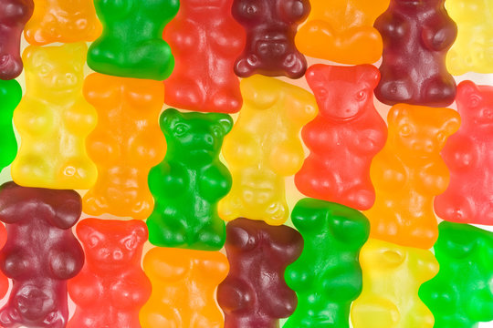 Gummy bear background