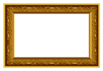 Vintage gold gilt frame - Realistic