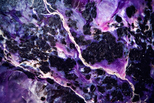 rare mineral charoit,