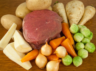 Beef and vegetables