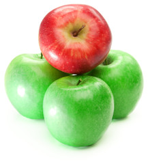 Apples, isolated