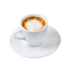 espresso coffee . Cup of coffee