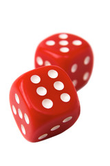 Dice Isolated on White