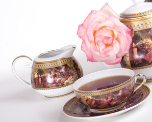 tea and rose pink