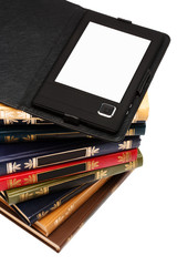 e-book and books