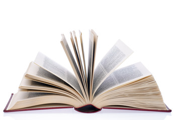 Opened book
