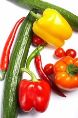 Fresh Vegetables, Fruits and other foodstuffs.