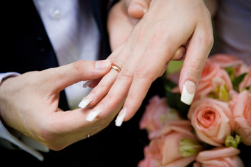 Obraz na płótnie Canvas wedding ring