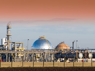 Obraz premium Part of refinery