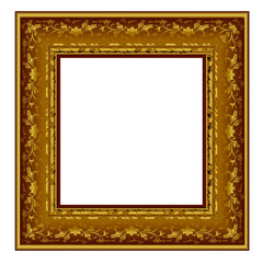 Ornate gold gilt gallery frame © Paul Cummings