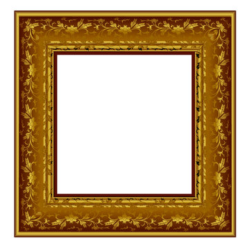 Ornate gold gilt gallery frame