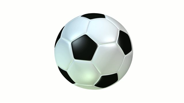 football ballon rotation loop 360°hq