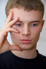 Fototapeta premium serious thinking man