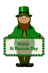 Man Holding Sign Board Message 