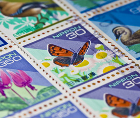colorful stamp