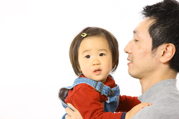 Father and a daughter