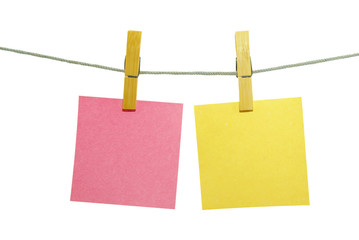 note paper blanks on rope