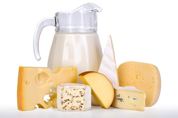 milk and cheese