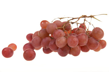 Red grape cluster