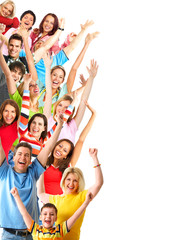 Happy people