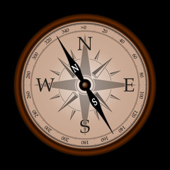 kompass (schwarzer hintergrund)