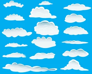 Papier Peint photo Lavable Ciel ensemble de nuages