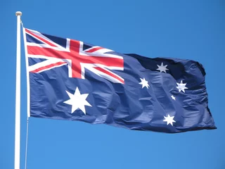 Poster Im Rahmen australian flag © RHL