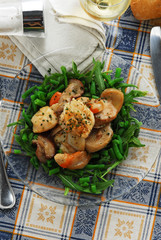 Insalatina di porcini e capesante - Antipasti