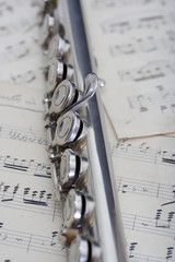 Flauto e vecchia partitura