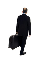 older man with the suitcase