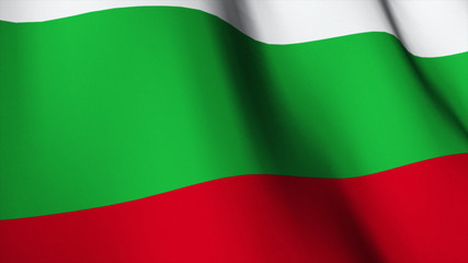 3d Rendered Bulgarian Flag
