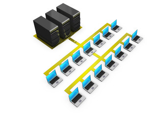 notebooks connected to servers