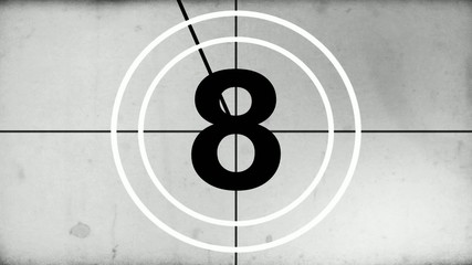 Old style countdown leader