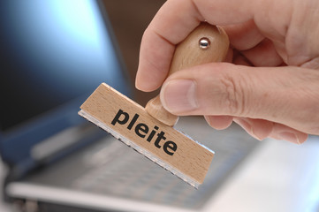 Pleite bankrott zahlungsunfähig
