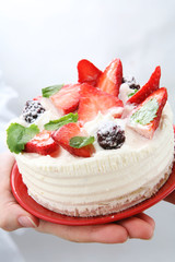 strawberry cake