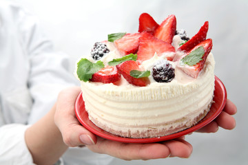 strawberry cake